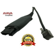 Câble adaptateur HIS-1 par AvimaBasics | Câble HIS compatible avec les téléphones Avaya Zulty - 1608 1616 9610 9620 9620L 9620C 9630 9630 | Poignées de déconnexion à connexion rapide extensibles et