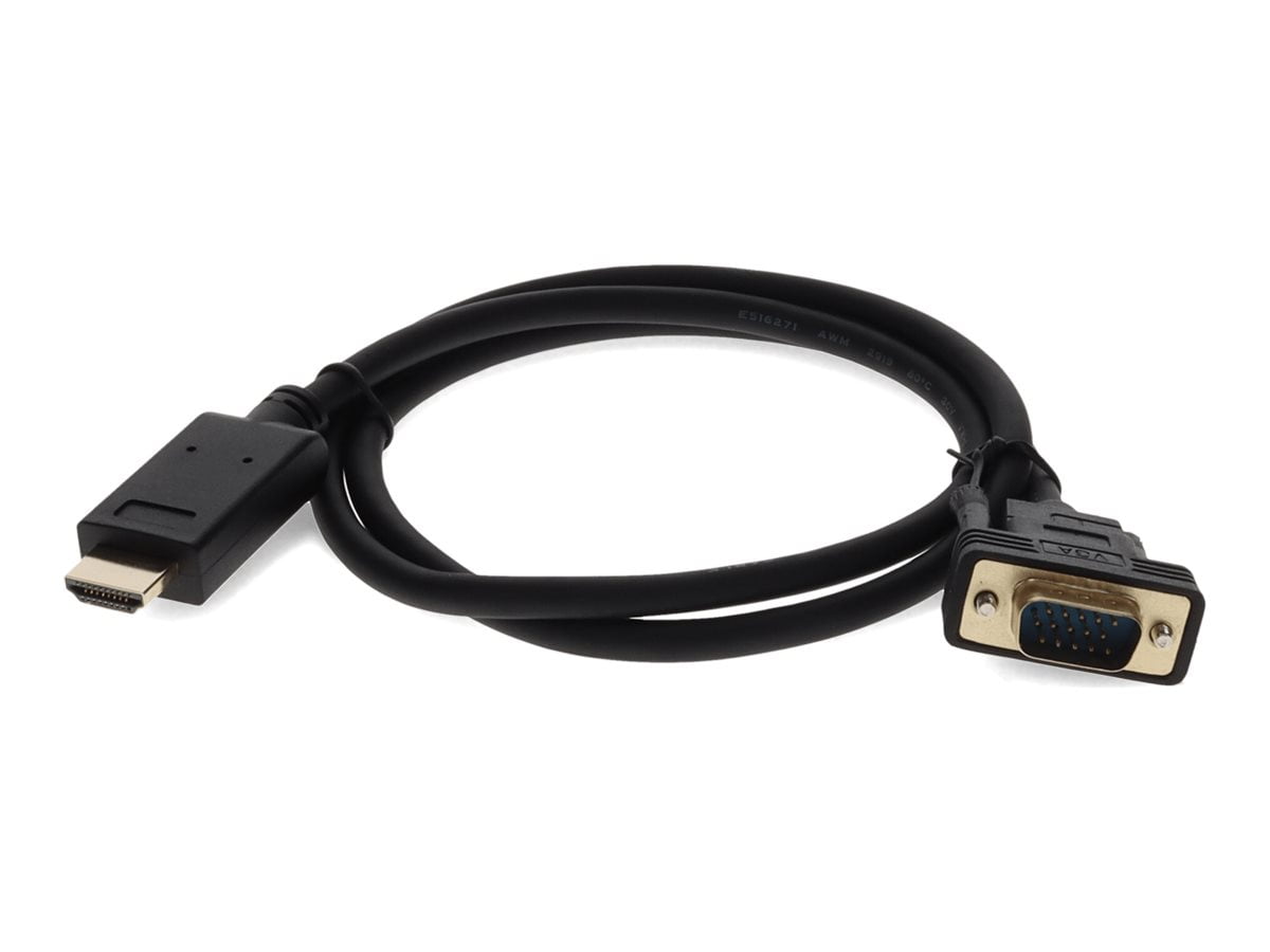 AddOn 6ft HDMI 1.3 to VGA Cable Black HDMI2VGAMM6