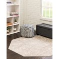 thumbnail image 3 of Rugs.com Lola Collection Rug – 8 Ft Octagon Gray Medium Rug Perfect For Living Rooms, Kitchens, Entryways, 3 of 6