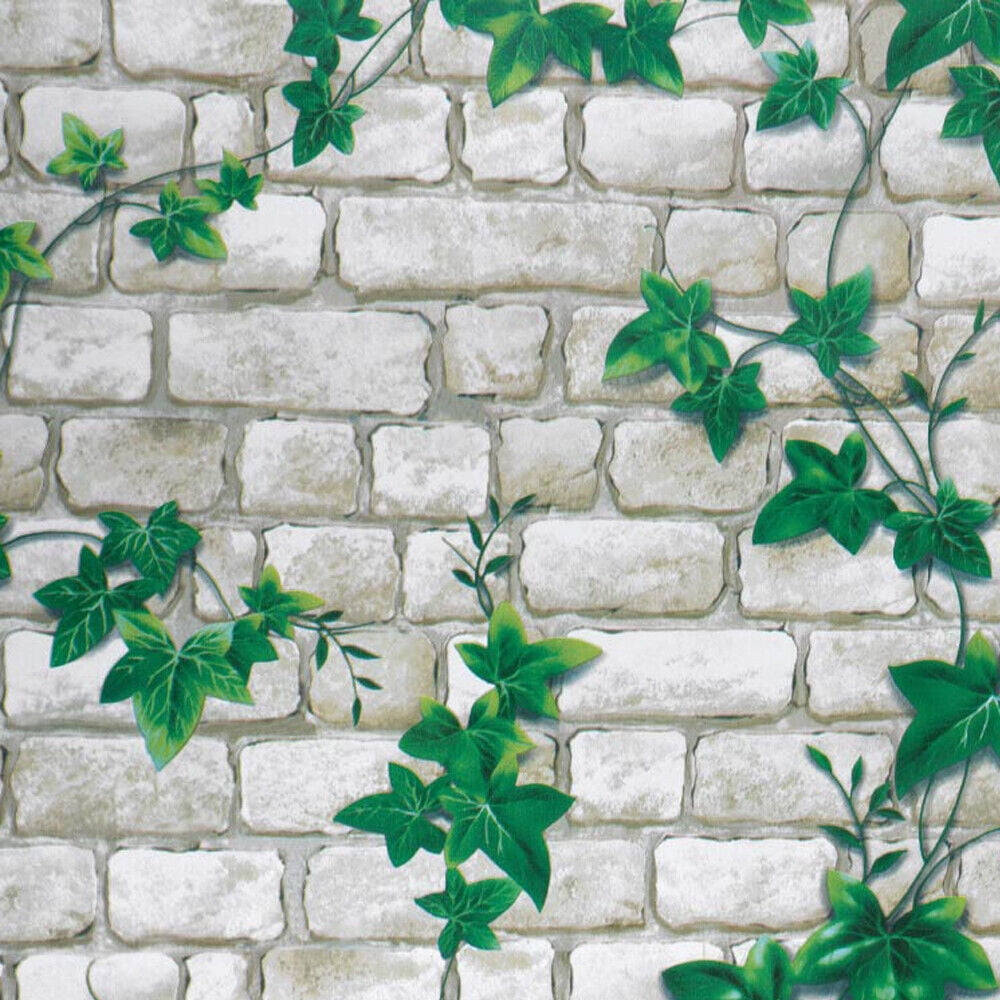 33ftx1.5ft 3D Stone Brick Wallpaper Roll Selfadhesive PVC Contact Paper 14Color