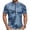 Blue, variant on Mens Cycling Jersey Cycling Shirt Short Sleeve Bike Riding Shirt, Gradient Camo Printed Top, Rear Zippered Anti-Theft Cellphone Pocket, Breathable Quick Dry Bicycle Activewear Tee