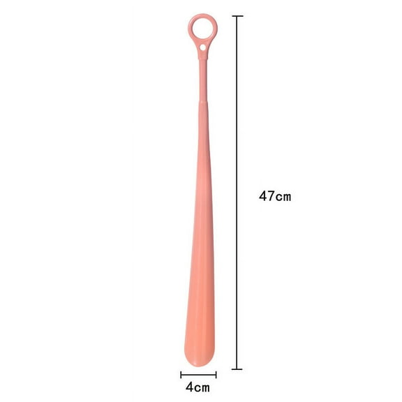 Viveous Plastic Shoe Horn with Long Handle for Seniors Portable Shoe Helper Long Shoe Horn for Men Women Shoe Dressing Tool for Home