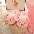 thumbnail image 2 of Pantuflas de mujer, lindas pantuflas de cerdo, pantuflas de animales de dibujos animados, pantuflas cálidas de invierno, pantuflas de piel para el hogar, lechones (36-43EU) TUNC Sencillez, 2 of 5