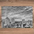 thumbnail image 3 of Ambesonne Black and White Jigsaw Puzzle, New York Skyscraper, Heirloom-Quality Fun Activity for Family Durable Cardboard, 1000 pcs, Black White, 3 of 5