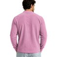 thumbnail image 7 of Dweltoz Men's Cardigan V Neck Button Down Sweater Lightweight Solid Color Long Sleeve Tops Casual Loose Fit Cardigan 2026 Fall Cardigan Sweater with Pockets,Pink L, 7 of 7