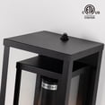 thumbnail image 4 of Aplique de Pared Exterior mirrea 14" Negro Mate Impermeable Pack 2, 4 of 8