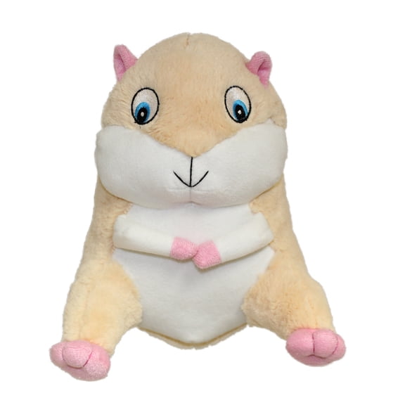#Plushpals 9" Gerbil Hamster Stuffed Animal Plush Toy Soft & Fluffy - Tan