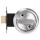 thumbnail image 2 of 304 Anillo de acero inoxidable Manija Cerradura de puerta Cerradura de doble cara Perillas de puerta Accesorios de ba?o para el hogar(Plata (con cerradura)) EOTVIA NO, 2 of 6