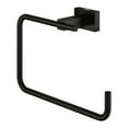 thumbnail image 2 of Grohe Essentials Cube 405102431 8" Towel Ring in Matte Black, 2 of 2