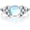 Style 3, variant on 925 Sterling Silver Moonstone Moissanite Fashion Engagement Ring Women's Jewelry