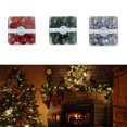 thumbnail image 2 of Colorful Collection of 28pcs/box Christmas Bauble Set Tree Ornament Decors & Waterproof Holiday Decor, 2 of 8