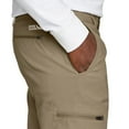 thumbnail image 5 of Eddie Bauer Men’s Fleece Lined Pants – Water Resistant, Lightweight Stretch Fabric, Zipper Pockets (Tan, 32Wx32L), 5 of 7