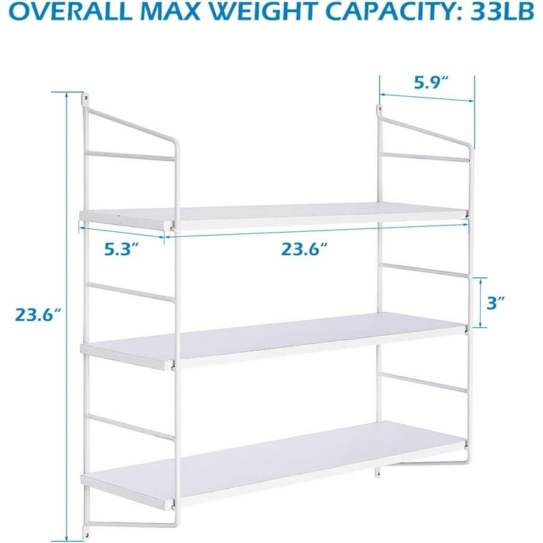 White Modern Shower Shelf, Rounded Shower Shelf With a Curve, Curved Bathroom  Shelf, Dabstory, Modern Farmhouse White Shower Shelves RAGIO 