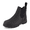 Black rugged, variant on Women's Britain Chelsea Boots, Soft Vegan Leather, Non-Slip Sole, Memory Foam, Back Pull Tab, Ankle Boots for Women, Wide Widths