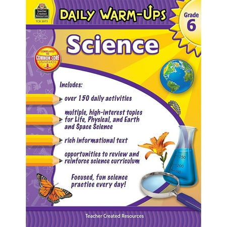 Daily Warm-Ups: Science Grade 6 (Paperback)