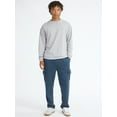 thumbnail image 2 of No Boundaries Cotton Oversized Tee with Long Sleeves, Men's & Big Men's, 2 of 5