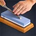 thumbnail image 5 of Premium Knife Sharpening Stone–Whetstone 1000/6000 Grit, Whetstone Knife Sharpener with NonSlip Base, Best Wet Stone Sharpening Kit, Angle Guide, 5 of 8