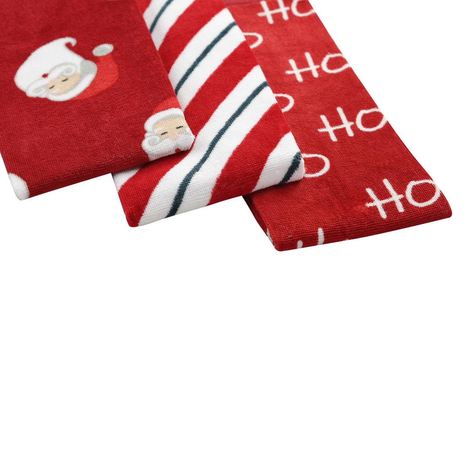 Holiday Time 100% Cotton 3-Piece Hand Towel Set