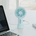 thumbnail image 7 of Fans That Blow Cold Air VibHome Handheld Fans Handheld Fan Compact Lightweight Portable 8 Blades Outdoor Pocket Fan USB Rechargeable 3-speed Variable High Capacity 1266mAh Variable Angle, 7 of 7