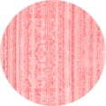 thumbnail image 1 of Ahgly Company Indoor Round Solid Red Modern Area Rugs, 8' Round, 1 of 4