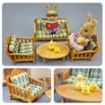 thumbnail image 4 of Forest Family 1/12 Kitchen Furniture Bathroom Bedroom Bakeware Sets Miniature Model Dollhouse Accessories Refrigerator Girl Gift, 4 of 5