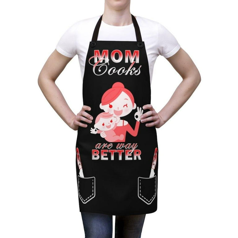 Mom's Kitchen Apron, Kitchen Apron for Mom, Cooking Apron for Mom