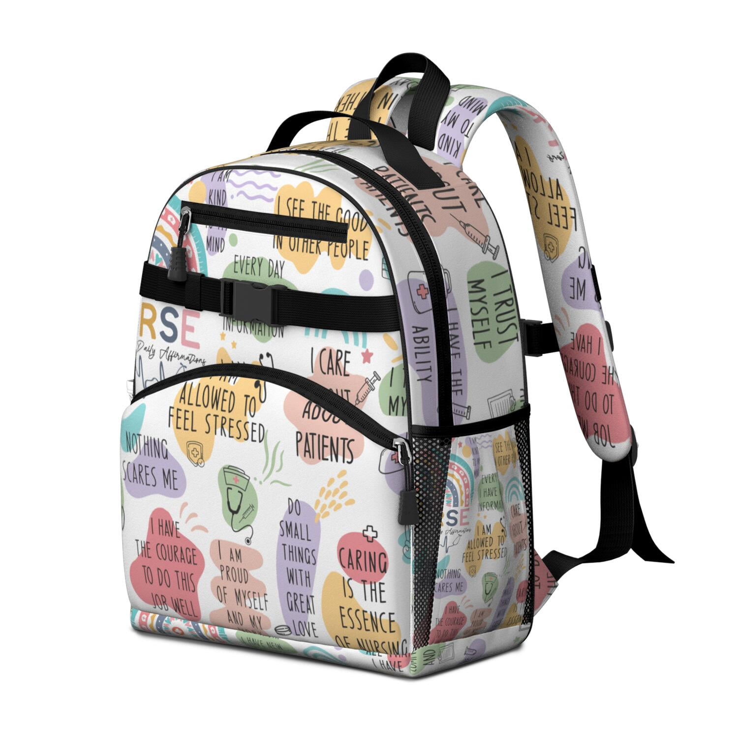 Nursing Backpack for Teens - Waterproof & Breathable Nurse Life Backpack with Adjustable Straps & Multiple Pockets