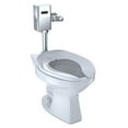thumbnail image 2 of TOTO CT705UN#01 1.0/1.28/1.60 gpf, Flushometer, Floor Mount, Elongated, Toilet Bowl, Cotton, 2 of 4