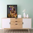 thumbnail image 3 of Kits de pintura de diamante 5D DIY Mujeres africanas Cuadro de pared de diamante redondo completo Sywqhk Decoración hogareña, 3 of 9