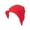 Red, variant on Top Headwear Blank Cuff Beanie Visor- Red