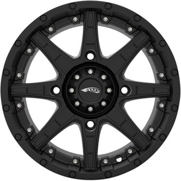 AMS Roll'n 105 Black Satin Cast Aluminum Wheel 14x7 4/100 5 2 (4749-046AS)
