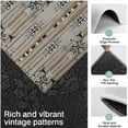 thumbnail image 3 of Brown Geometric Pattern with Arrows and Bulls Kitchen Rugs Sets Of 3,Kitchen Runner Rugs Non Skid Washable,Decorative Kitchen Floor Mats for Kitchen,Sink,Laundry,17"x30"+ 17"x47" + 17"x59", 3 of 6