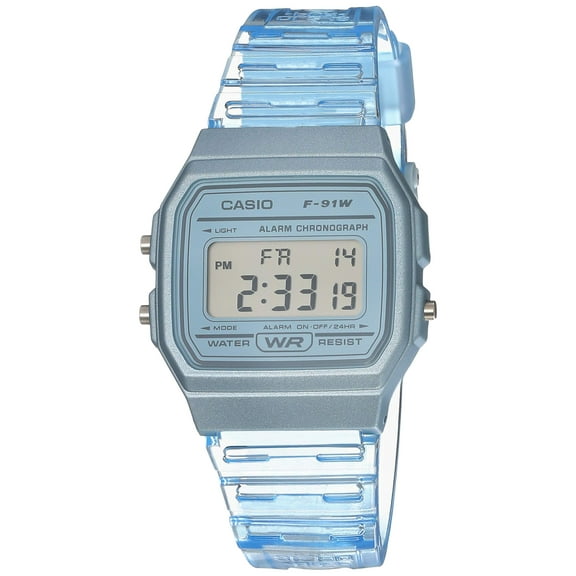 Casio Quartz Watch with Resin Strap, Blue, 20 (Model: F-91WS-2CF)