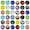 Multicolor, variant on Monebena 180PCS 10mm Clay Rhinestone Beads for Jewelry Making Clay Disco Ball Beads Sparkly Diamond Crystal Beads for Bracelet Necklace Earring Making (Multicolor) M01