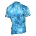 thumbnail image 2 of joogoo Blue Tie Dye Pattern Men's Cycling Jerseys Mountain Bike Short Sleeve Tops 3XL, 2 of 7