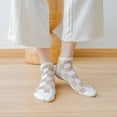 thumbnail image 4 of Calcetines de mujer otoño e invierno lindos calcetines cortos de oso de moda para estudiantes de caña baja calcetines de tobillo de estilo japonés de dibujos animados de otoño, 4 of 6