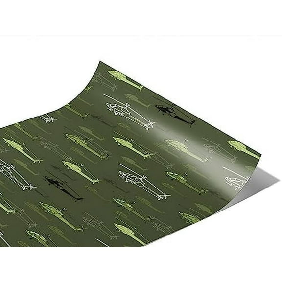 Rwraps Army Americana The Chopper Matte Vinyl Film Wrap 59in x 11ft Vinyl Vehicle Car Film Sheet