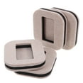 thumbnail image 2 of Miangastore Butée de Roue en Feutre Kaki Stabilisation 4 Pcs 3.2x2.8x0.5In, 2 of 8