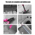 thumbnail image 4 of Tool Set 24pc Household Pink Tool Sets for Women Small Mini Tool Box Set of Starter Basic Ladies Tools Including Grip Pliers, 4 of 7