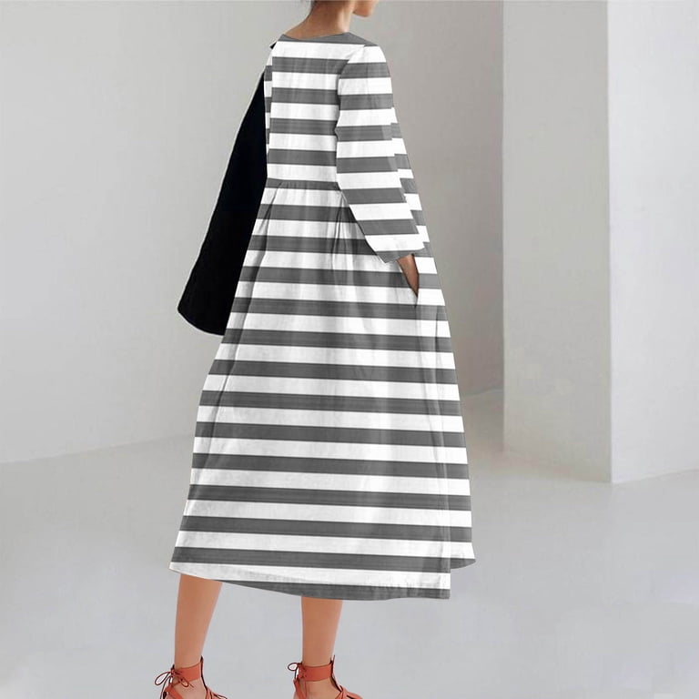 spring maxi dresses with sleeves Petal and Pup Women's Ilyana Long Sleeve Maxi Dress