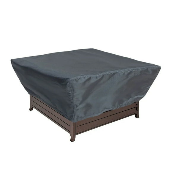 Summerset Shield Fire Pit Cover Ultimate Protection for Your Outdoor Furniture Square 49" x 49" x 12" Mercury
