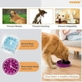 thumbnail image 3 of WHIPPY Slow Feeder Dog Bowl, Pet Food Feeding Bowl, Preventing Choking Bloat Dogs Bowl for Small Medium Large Dogs, 3 of 9