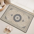thumbnail image 2 of Washable Vintage Kitchen Mat 31"x20" Non Slip Soft Plush Low Profile Kitchen Rug, Distressed Medallion Oriental Style Sink Mat for Laundry Room Bedroom Office, 2 of 6