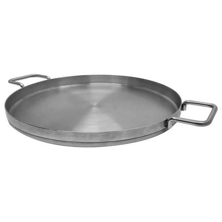 

Stainless Steel Flat Comal Griddle Pan Cookware 16 inch