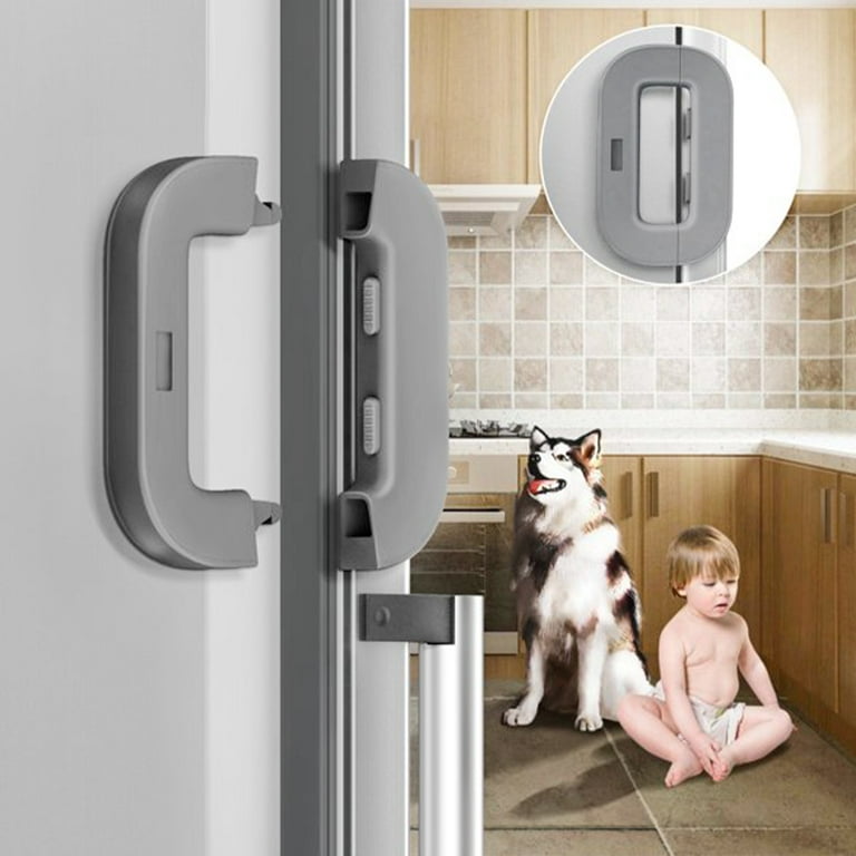 2 Pack Refrigerator Lock with with Magnetic, Black Refrigerator Lock Dorm  Freezer Door Lock and Child Safety Cabinet Lock with Strong Adhesive, very