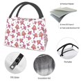 thumbnail image 4 of Disketp Purple Mushroom Bolsa Térmica Estampada, Bolsa Térmica Aislante para Almuerzo, Playa y Campamento, 4 of 6