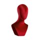 thumbnail image 4 of Cabeza de maniquí de busto, exhibición de pelucas, mesa multiusos, soporte para cabeza de entrenamiento de pelucas Rojo, 4 of 9
