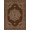 Brown, Pattern 5, variant on ODIKA Woodland Cabin Decor Pine Antler Design Star Accented Banded Edge Pet Friendly & Kids Safe Play for Playroom, Bedroom, Reading Nook