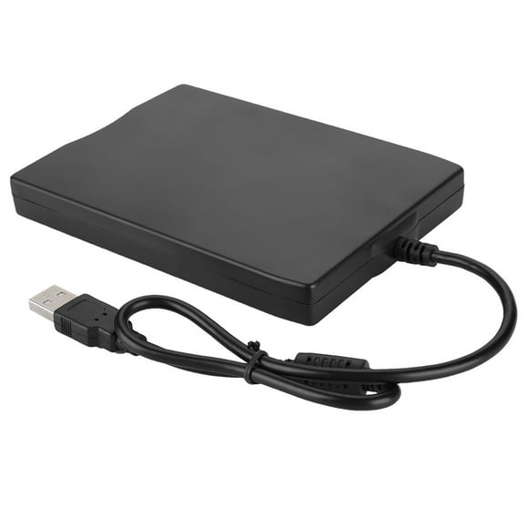 ZOUSSIQI 1.44M Neutral USB External Portable Floppy Disk Drive Diskette FDD for General Usage Black EL225#46565