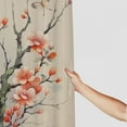 thumbnail image 3 of JRXY Beautiful Pink Peach Blossom Beautiful Flower Shower Curtain Multiple Sizes White, 3 of 6